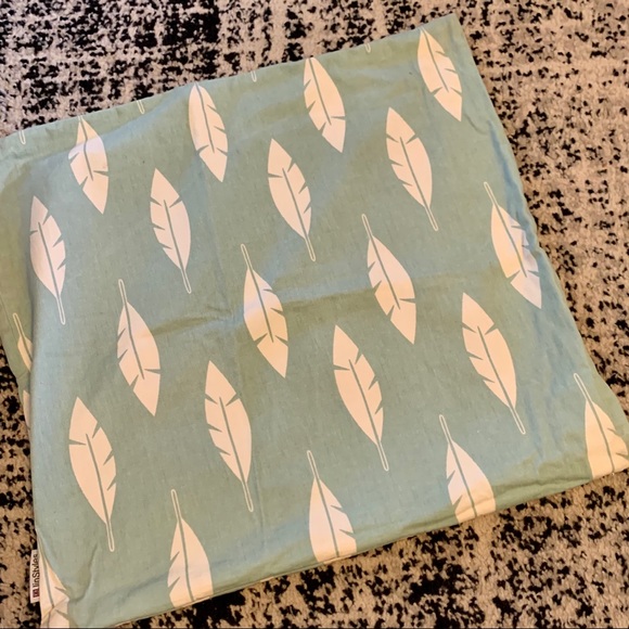 20x20 100% Cotton Leaf Print Pillow Cover - Picture 3 of 4